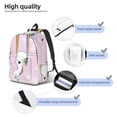 thumbnail image 4 of Rateoe Aerial Yoga for Unicorn Pattern Canvas College Laptop Backpack,Travel Daypack,Durable Rucksack Travel Notebook Bag School Backpack Book Bag for Men Women-Medium, 4 of 7