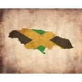 thumbnail image 3 of Great Art Now Map with Flag Overlay Jamaica by Color Me Happy Canvas Wall Art 20W x 16H, 3 of 3
