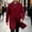 Red, variant on Mens Wool Trench Coat Double Breasted Fall Winter Travel Pea Coats Jacket Notched Collar, Business Causal, Tweed Windbreaker, Mid Length Jacket with Pockets