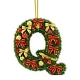 thumbnail image 2 of Christmas Tree Ornaments 2D Acrylic Monogram Pendants With Santa Hat 26 Letters For DIY Crafts And Home Decor, 2 of 5