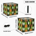 thumbnail image 3 of Home Organizer Foldable Fabric Storage Bin With Handle Traditional Color Matching, 3 of 7