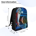 thumbnail image 4 of Goofa The Nightmare Before Christmas Pattern Large Capacity Backpack – Padded Laptop Compartment, Ergonomic Design for School, Work, Travel, and Outdoor Activities, 4 of 8