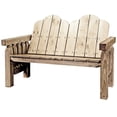 thumbnail image 3 of Montana Woodworks Homestead 17.5" Transitional Wood Deck Bench in Brown, 3 of 5