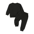 thumbnail image 4 of Futezty Toddler Boys Girls Clothes Fall Winter Outfit Sets, Baby Boy Girl 0 6 12 18 24 Months 2T 3T 4T 2-Pieces Set, 4 of 8