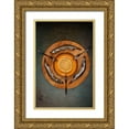 thumbnail image 1 of Amer, E. 11x14 Gold Ornate Wood Framed with Double Matting Museum Art Print Titled - Three fish, 1 of 4