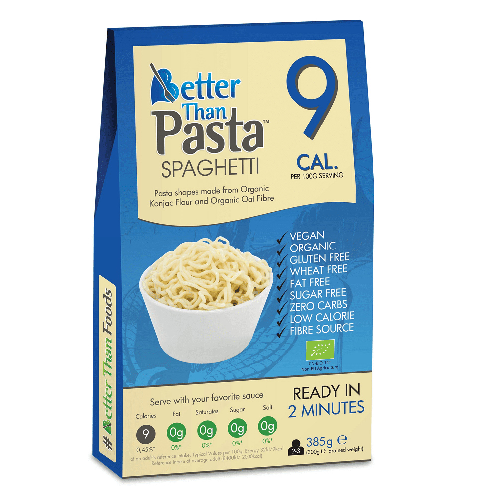 Better than Pasta Organic Spaghetti Made From Konjac Flour and Oat