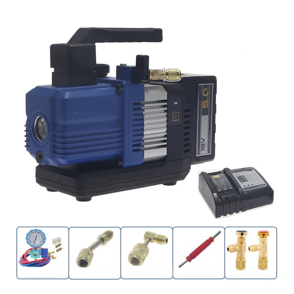 RVP-2DLI 18V Wireless Vacuum Pump VPR-2SLI Automotive Vacuum Pump Air Conditioning Vacuum Pump For R32 1234yf Refrigerant ,Widely Use