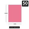 thumbnail image 6 of 110lb Index Cherry Pink Card stock - 50 Sheets per Pack (3 x 4), 6 of 6