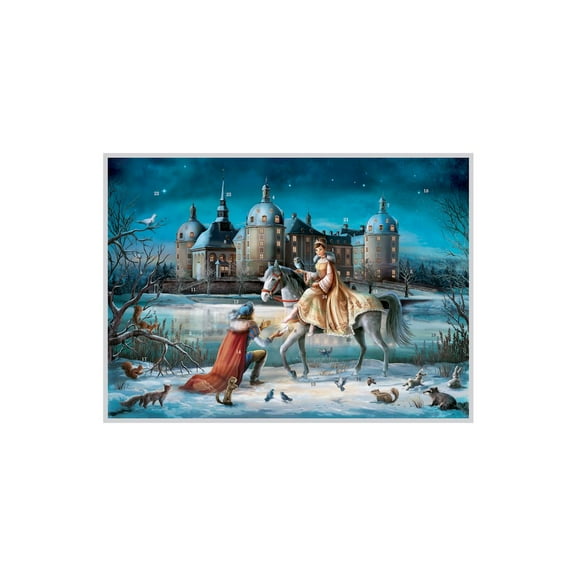 ADV330 - Sellmer Advent Calendar - Cinderella (Large) - 11.25"H x 16.75"W x .1"D