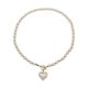 thumbnail image 1 of Wartleves Collar con colgante de cadena gargantilla con perlas estilo coreano para mujer y niña, 1 of 1