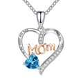 thumbnail image 1 of POINTERTECK Mère Coeur Lettrage Collier, 1 of 7