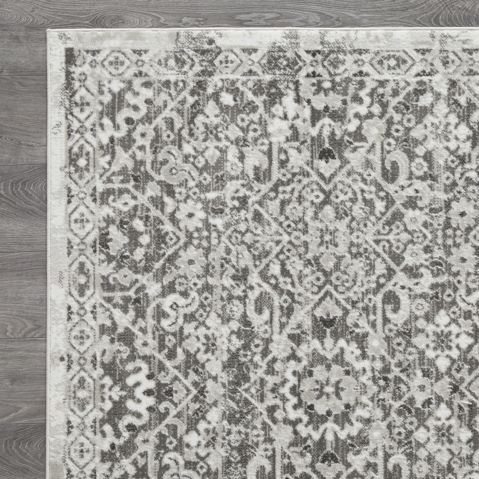 Loomaknoti Rhane Alreka 8' x 10' Ivory Oriental Indoor Area Rug