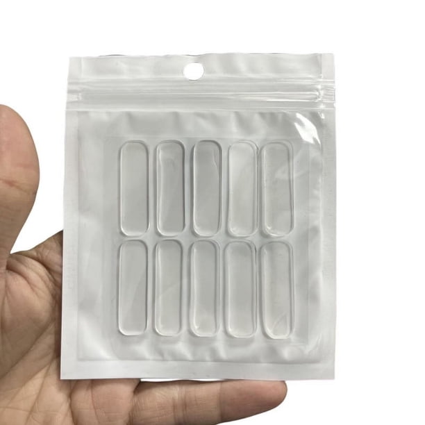 Tira anticolisión transparente invisible sin perforaciones para refrigerador, tapete anticolisión, manija de puerta engrosada, pegatina anticolisión de silicona para puerta, gabinete trasero