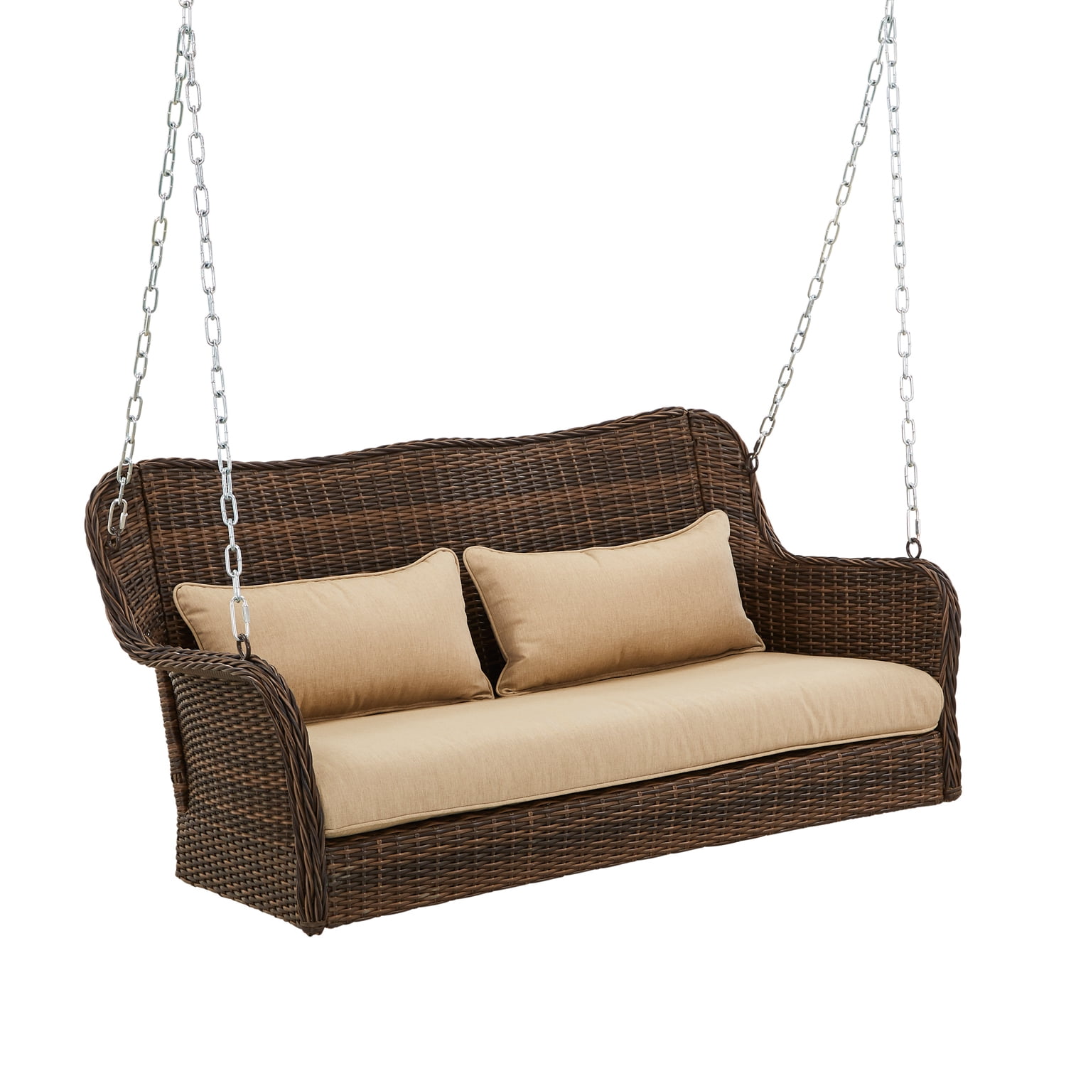 Better homes and gardens wicker porch swing deals