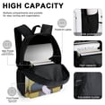 thumbnail image 4 of Tom And Jerry 3Pcs Backpacks Sets with Lunch Bag And Pencil Case for Work Office Travel, 4 of 6