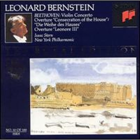 Pre-Owned Beethoven: Violin Concerto/Leonore III Overture (CD 0074644752120) by Isaac Stern (violin), New York Philharmonic, Leonard Bernstein (conductor)