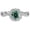 Green, variant on Moissanite Wedding Rings for Women 1ct Round Cut D Color VVS1 Green/Red/Pink Diamond Rings S925 Sterling Silver Moissanite Engagement Rings with Certificate