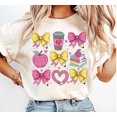 thumbnail image 1 of T-Shirt Nœuds Coquette-TG, 1 of 2