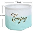 thumbnail image 3 of CSCHome Canvas Storage Basket Round Storage Boxes Cloth Collapsible Storage Boxes for Home, Office, Closet, Clothes, Toys, 3 of 6