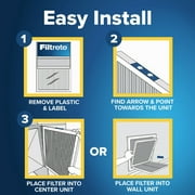 Filtrete 20x20x1 Smart Air Filter, MPR 1500 MERV 12, Allergen, Bacteria Virus, 1 Filter