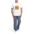 thumbnail image 5 of CafePress - Worlds Grooviest Dad Men's Light Pajamas - Men's Light Loose Fit Cotton Pajama Set, 5 of 7