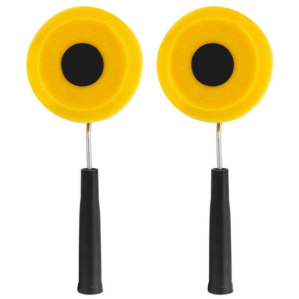 2 Painting Foam Corner Rollers Paint Brush 10.5" Painters Tool Smooth