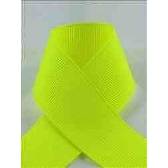 Schiff Ribbons 744-40 Polyester Grosgrain 3-Inch Fabric Ribbons, 20-Yard, Ansi Yellow