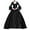Black, variant on Wirziis Women's Palace Retro Lace Stitching Big Bell Sleeve Medieval Dress Evening Dress