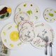 thumbnail image 5 of Posavasos de algodón y lino con pequeñas flores de estilo japonés, tapete de cuerda de algodón redondo grueso, mantel individual tejido a mano, tapete antiescaldaduras para platos y cuencos, 5 of 6