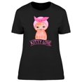 thumbnail image 1 of Cute Orange Kitty Love Tee Women's -Image by Shutterstock, 1 of 2