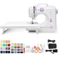 thumbnail image 2 of Sewing Machine with Extension Table, Mini Sewings Machines Portable Electric Sewing Machine, 12 Stitches Sewing Machines with LED Light, Sewings Accessory Kit, Ideal for Clothing, Pillowcases, Sheets, 2 of 5