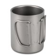 thumbnail image 3 of Copa de titanio TOMSHOO 220/350/450 / 600ml taza de agua de titanio de doble pared taza de té de caf Tomshoo Copa de titanio, 3 of 7