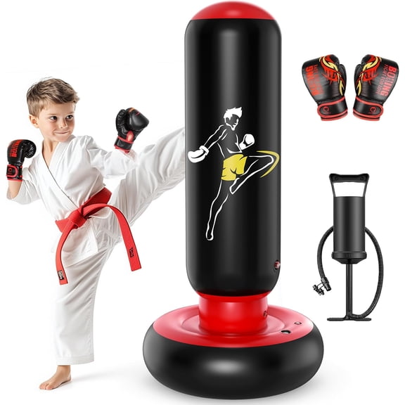 LINXUXIE Punching Ball Set for Boys&Girls, Kids Birthday Gifts for 3 4 5 6 7 8 Year Old