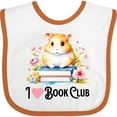 thumbnail image 3 of Inktastic I Love Book Club Girls Baby Bib, 3 of 4