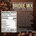 thumbnail image 4 of SweetGourmet Milk and Dark Chocolate Bridge Mix - Nuts, Fruits, Caramels and Cremes,  1 Pound, 4 of 9