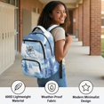 thumbnail image 4 of KUIFORTI White Wolf Backpack with Lunchbox for Elementary Primary Middle Kid Bookbag Set 4Pcs Boys School Bag Pencil Case School Supplies for Students, 4 of 6