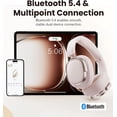thumbnail image 3 of Restored Edifier ES850NB Active Noise Cancelling Headphones, Over Ear Bluetooth Headset, 92H Playtime Wired & Wireless Hi-Res Audio Certified, Fast Charging Clear Calls for Home Office Travel (Refurbished), 3 of 6