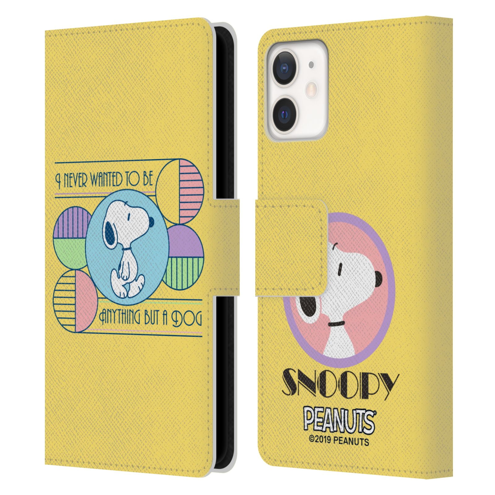 Head Case Designs Officially Licensed Peanuts Snoopy Deco Dreams Pastels Leather Book Wallet Case Cover Compatible With Apple Iphone 12 Mini Walmart Com