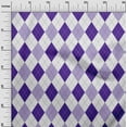thumbnail image 3 of oneOone Viscose Chiffon Dark Purple Fabric Check Argyle Sewing Craft Projects Fabric Prints By Yard 42 Inch Wide, 3 of 5