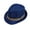 Navy, variant on Kids Fedora Hat Boys Straw Sun Hat, Summer Beach Jazz Cap with Stripe Band, Lightweight Dress Up Accessory for Toddler Boys (Ages 3-7)