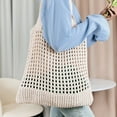 thumbnail image 5 of Chidian Crochet Beach Bag Woven Shoulder Bag Mesh Beach Bag Crochet Tote Bag Womens Shoulder Bags Crochet Bag, 5 of 8