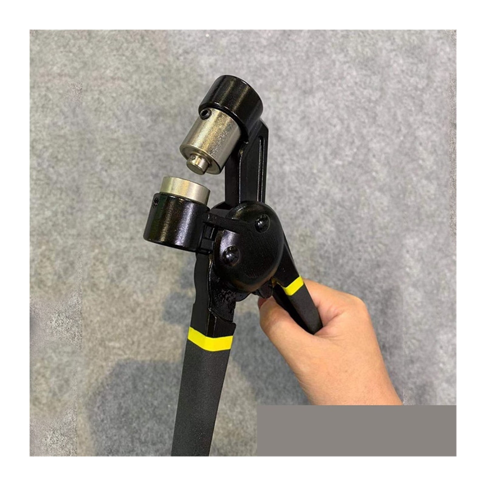 3/8Inch 10mm Grommet Plier Kit Grommet Hollow Hole Punch Tool Black Hand Press Handheld Eyelet Setter ,Widely Use