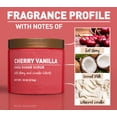 thumbnail image 3 of Equate Cherry Vanilla Sugar Body Scrub, 18 oz, Soothes Dry Skin, 3 of 8