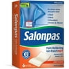 Salonpas Pain Relieving Gel-Patch-Hot Patches 6 Each (Pack of 4)