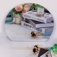 thumbnail image 4 of Etiquetas de espejo de semicírculo Efecto reflectante de superficie lisa transparente Conjuntos de maquillaje Decoración de apartamentos para el fondo del hogar Inevent HA028531-00, 4 of 7