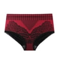 thumbnail image 2 of Matoen Womens Underwear High Waist Nylon Underwear Soft Underwear Super Stretchy Briefs Full Coverage Panties, 2 of 5