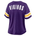 thumbnail image 3 of Women's Fanatics Purple Minnesota Vikings Redzone Curl Route T-Shirt, 3 of 3