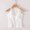 White, variant on Blmnix Women's Pajama Sets Petite Pajamas Sexy Pajama Sleep Tops Tops Sleeveless Crew Neck White Matching Pajamas,S