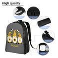 thumbnail image 3 of Lafuoo Bee Kind Pattern Single-sided Backpack, Waterproof with Computer Compartment, Suitable for Business, Travel, Sports-One Size, 3 of 6