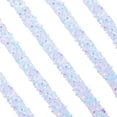 thumbnail image 1 of Cinta autoadhesiva de tela con brillantina de 5,5 yardas, con carrete de 1,2 cm, con estrellas de resina planas brillantes y puntos redondos, rollo de pegatinas transparentes., 1 of 9